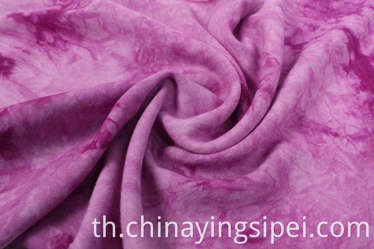 Woven 100% Viscose Tie Dyed Fabrics 